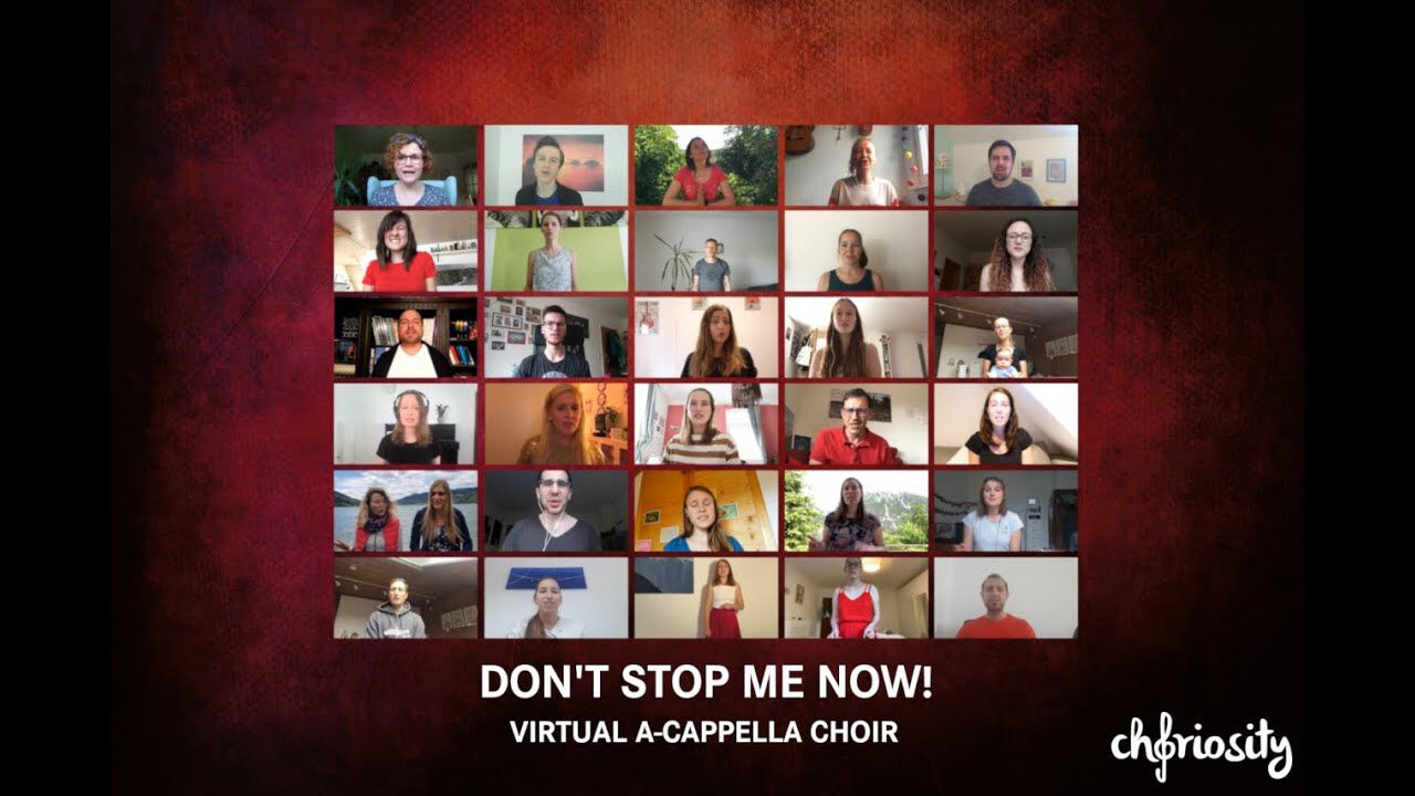 Standbild aus dem ersten Virtual-Choir-Video auf YouTube